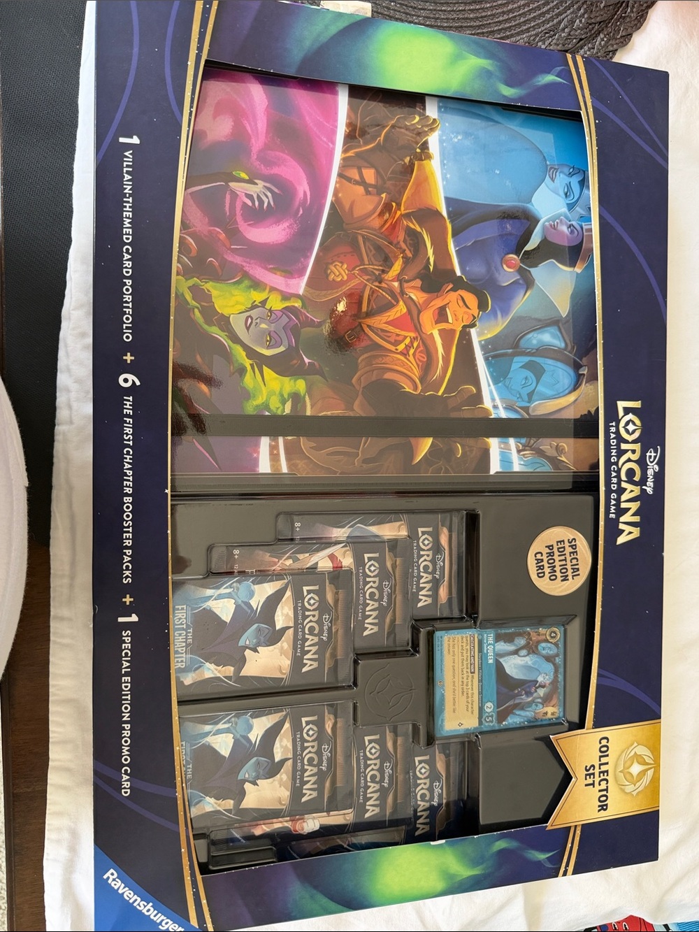 Disney Lorcana Trading Card Collector Set - Blue, Purple, Green, Pink